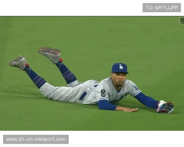MLB打线发力外野接杀成为比赛转折镜头